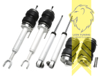 Auf der Hinterachse wird die Zuladung reduziert!, 11,5L Tank chrom / ViAir Kompressor chrom, fest, weiss, auch für Allrad Modelle, Stahl verzinkt, Eintragungspflichtig / Teilegutachten wird nach Kauf spezifisch ausgestellt